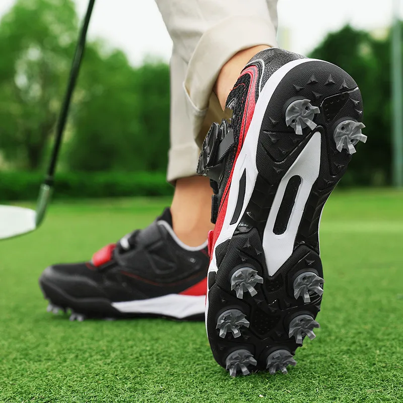 

New Golf Shoes Spikes Professional Golf Sneakers High Quality Sport Sneakers Outdoor Mens Footwears