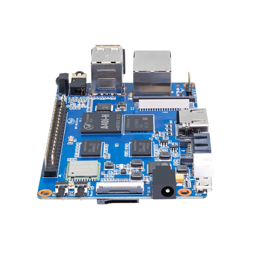 Banana Pi BPI-M2 Ultra With Metal Case Power Allwinner A40i Quad Core 2GB DDR3 8GB eMMC With Onboard WiFi BT4.0 Single Board