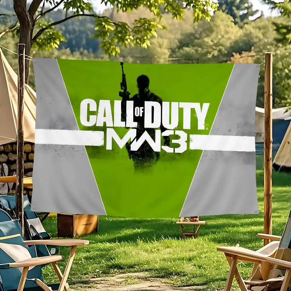C-Call of D-Duty Large Size Flags Printing Patterns Interesting Birthday Party Decorations Banner