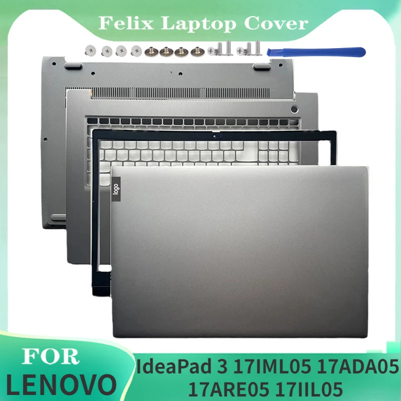 

New For Lenovo IdeaPad 3 17IML05 17ADA05 17ARE05 17IIL05 S350-17ADA LCD Back Lid Front Bezel Palmrest Upper Shell Cover Housing