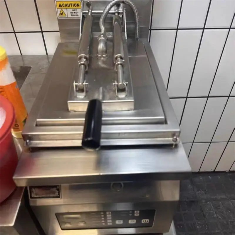 

Fried Gyoza Cooker Dumpling Pan Fried Fryer Grill Stir Frying Cooking Griddle Cooker Machine