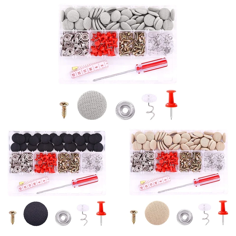 272Pcs Car Roof Repair Rivet Kit Car Roof Buckle Retainer With Torsion Pin And Installation Tool Kit