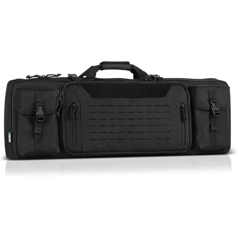 Large Capacity Tactical Gun Bag Outdoor Military Style Double Shoulder Wear Resistant Handbag For Real Field Combat Fans Gear