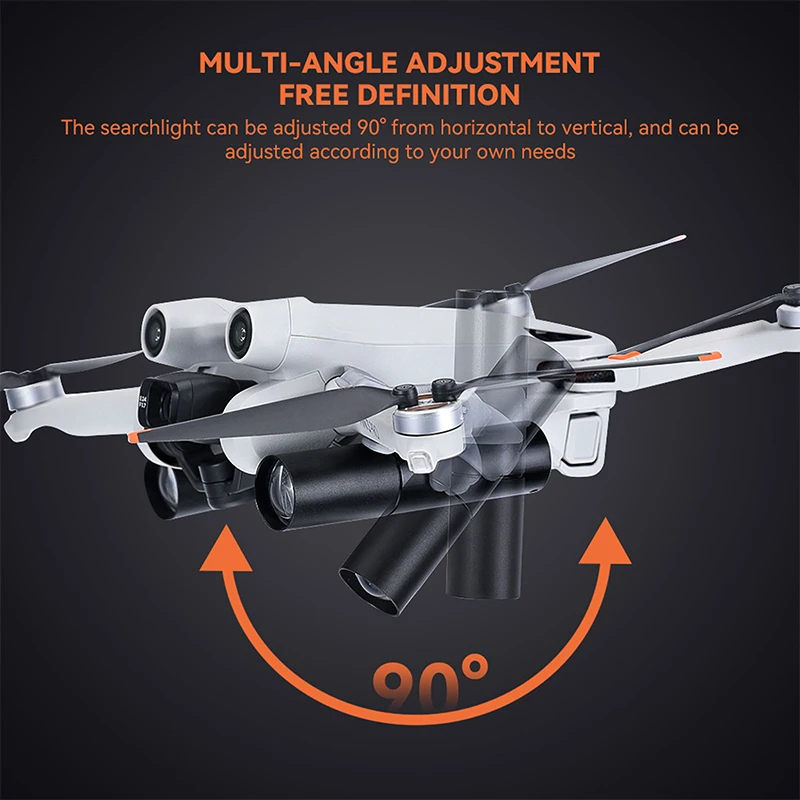 For DJI Mini 3 Pro Drone Night Flight Searchlight Signal Indicator Lamp Fill Light Heighten Landing Gear Support Leg Accessories