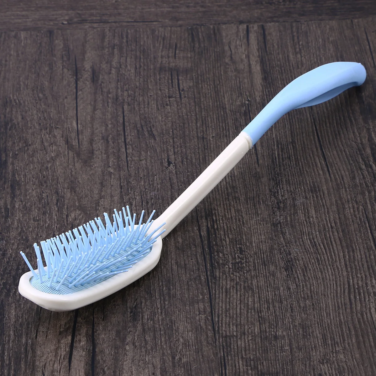 

Изогнутая массажная расческа с длинной ручкой, пластиковый изгиб, гибкий, легкий, для релаксации кожи головы, уход за волосами для пожилых людей с ограниченными возможностями, для путешествий