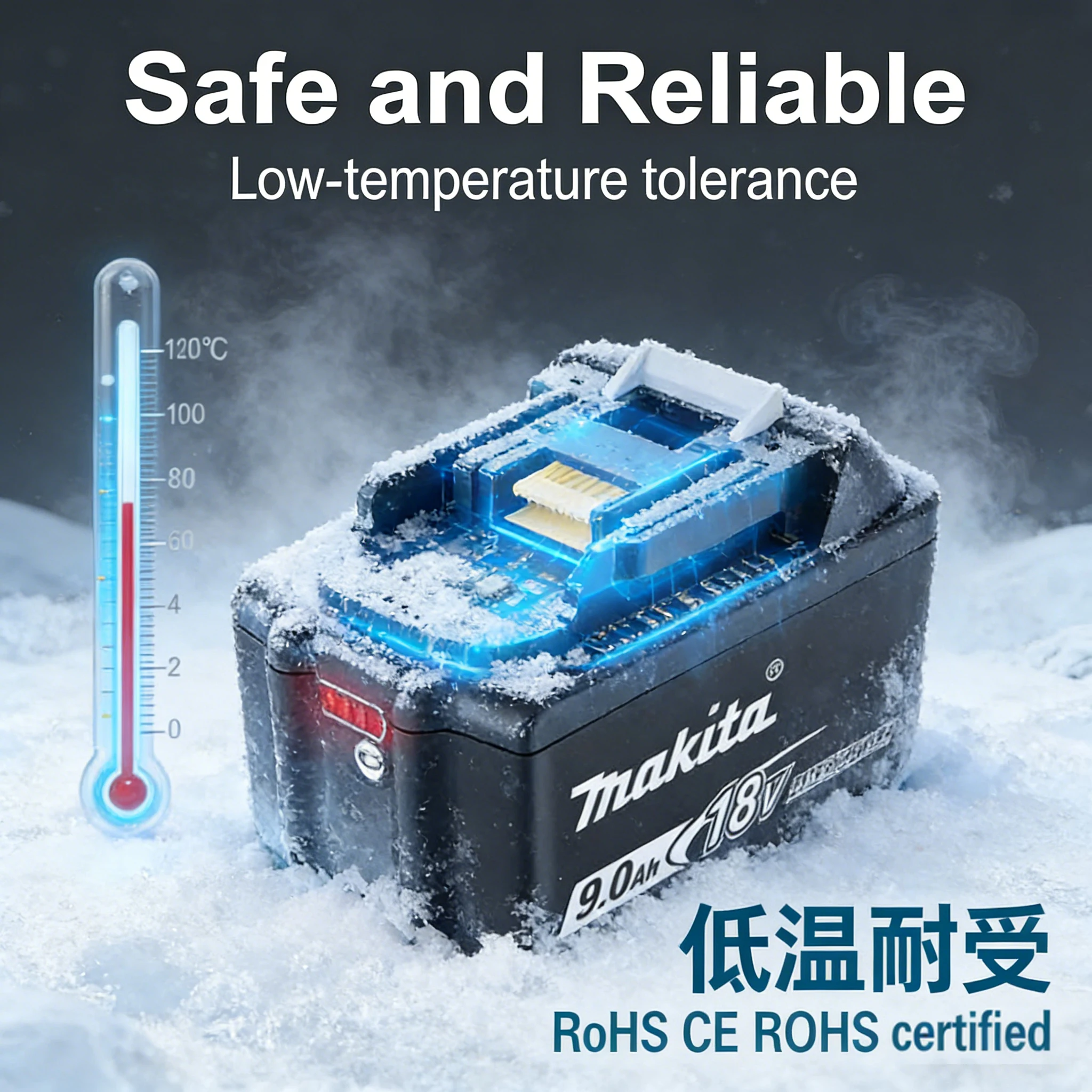 

Оригинальная литиевая батарея Makita 6 Ач для Makita 18 В, замена для моделей BL1860B, BL1840, BL1830B, BL1850B, BL1850, BL1860.