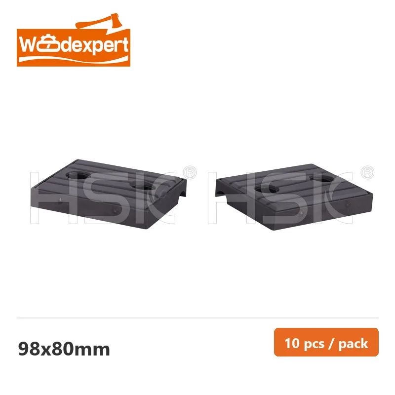 10pcs Conveyor Chain Track Pads 98x80mm for Homag Edge Banding Machine Replacement Parts