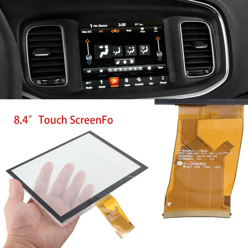 Car 8.4Inch Press Screen Uconnect Radio Navigation For DODGE RAM JEEP CHRYSLER 2017-2021