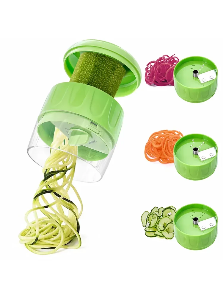 Vegetable Fruit Tool Multifunction Spiral  Shredder Manual Radish Cucumber Rotating Grater Kitchen Accessorie Tool