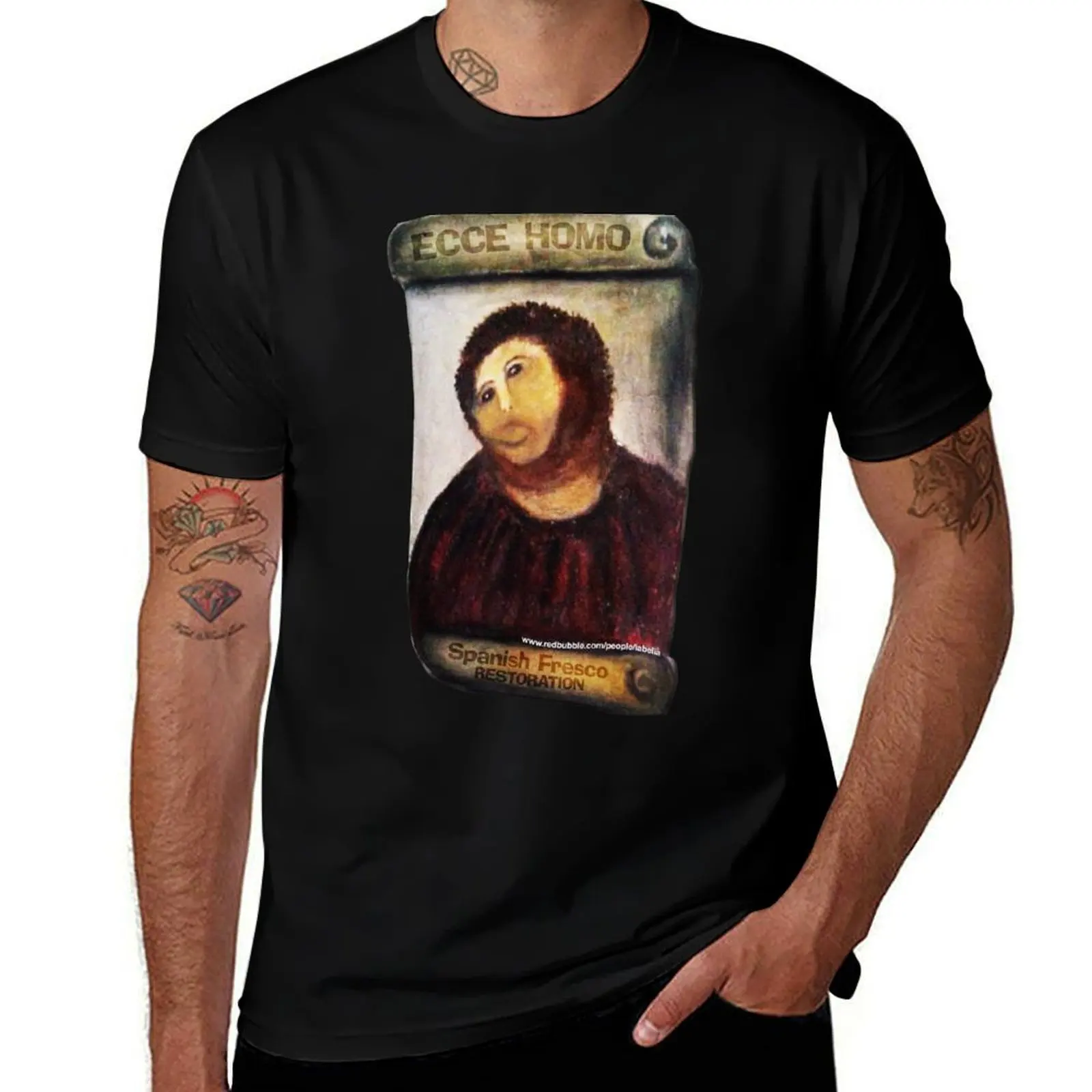 Restoration Ecce Homo T-Shirt Soft Durable Cotton T-Shirt