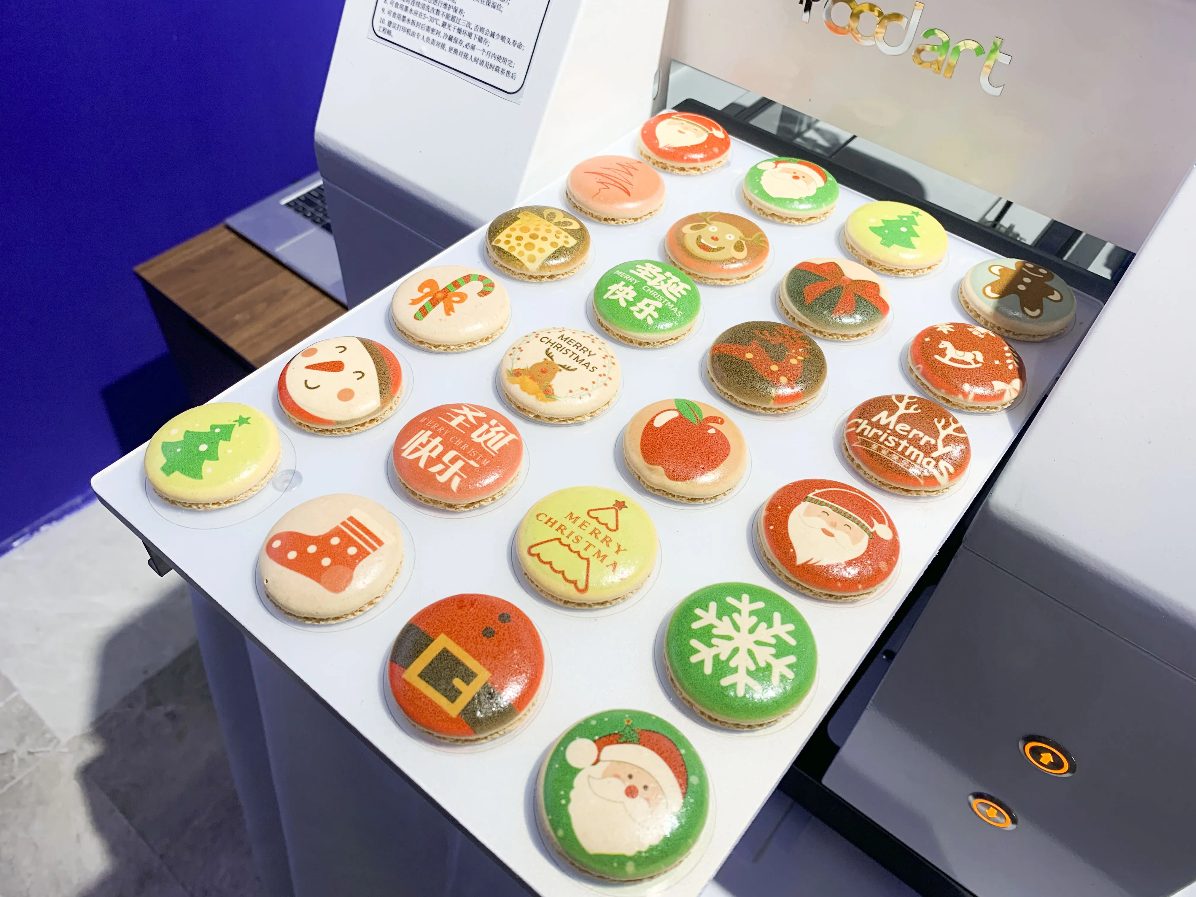 DIY Food Printer Direct Printing on Cake Macaron Machine Small Size A4