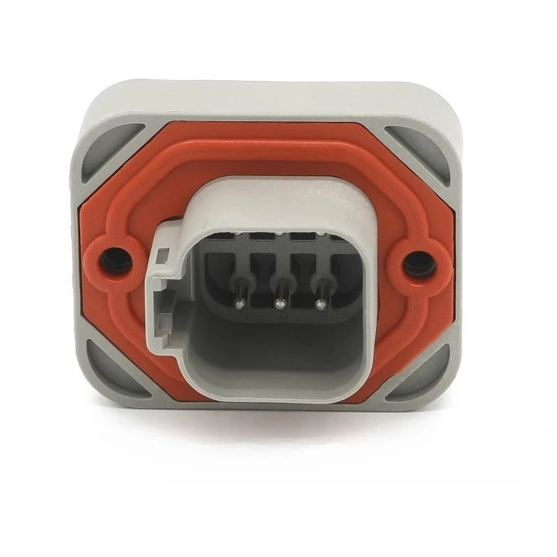 DT15-6P/DT13-6P Soket 6-Pin untuk Papan PCB Konektor Listrik Otomotif Tahan Air IP67 Dapat Dilas, Aksesori Kabel Industri