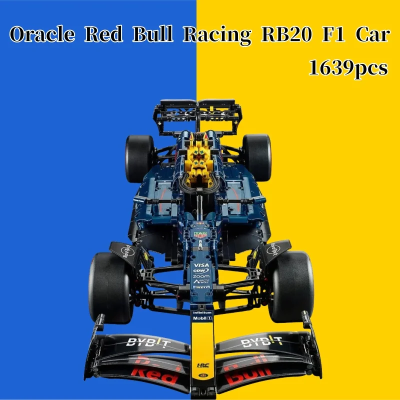 2025 حار إكنيك الفورمولا 1 سباق السيارات RB-20 متوافق-42206 F1 1639 قطعة الطوب Moc ألعاب مكعبات البناء للأطفال الكبار الهدايا #1