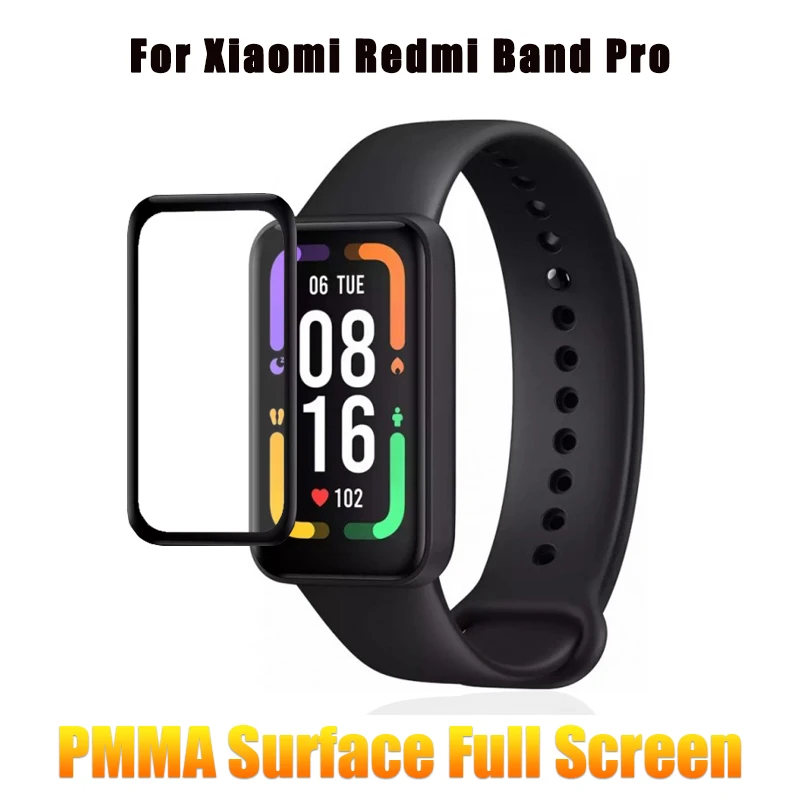 Ekran zegarka HD folie ochronne dla Xiaomi Redmi Band Pro ochrona przed zarysowaniem pełna osłona akcesoria Smartwatch (nie szkło)