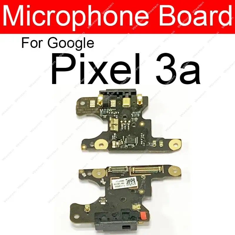 

Микрофонная плата для Google Pixel 2 3A 3A XL, модуль разъема микрофонной антенны, плата микрофона, гибкий кабель, запасные части для ремонта