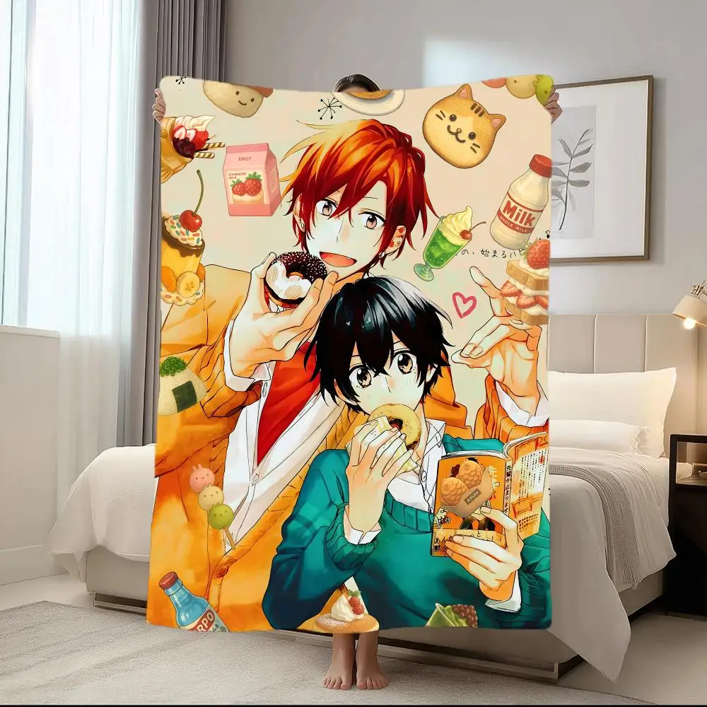 

Anime S-Sasaki and MiyanoS Throw Short Plush Throw Blanket Soft Skin-Friendly Multi-Scene Home Office