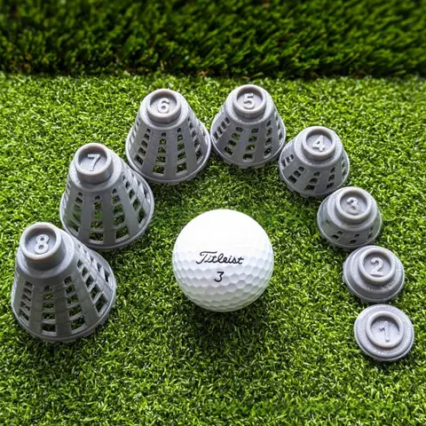1 세트 골프 시뮬레이터 티 골프 티 볼 마커 티 레인지 매트 전문 액세서리 시뮬레이터 훈련 치핑
