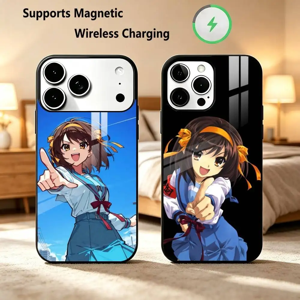Haruhi Suzumiya-A  Phone Case For iPhone18 17,16,15,14,13,12,11 Plus,Pro Allows magnetic wireless charging Gift