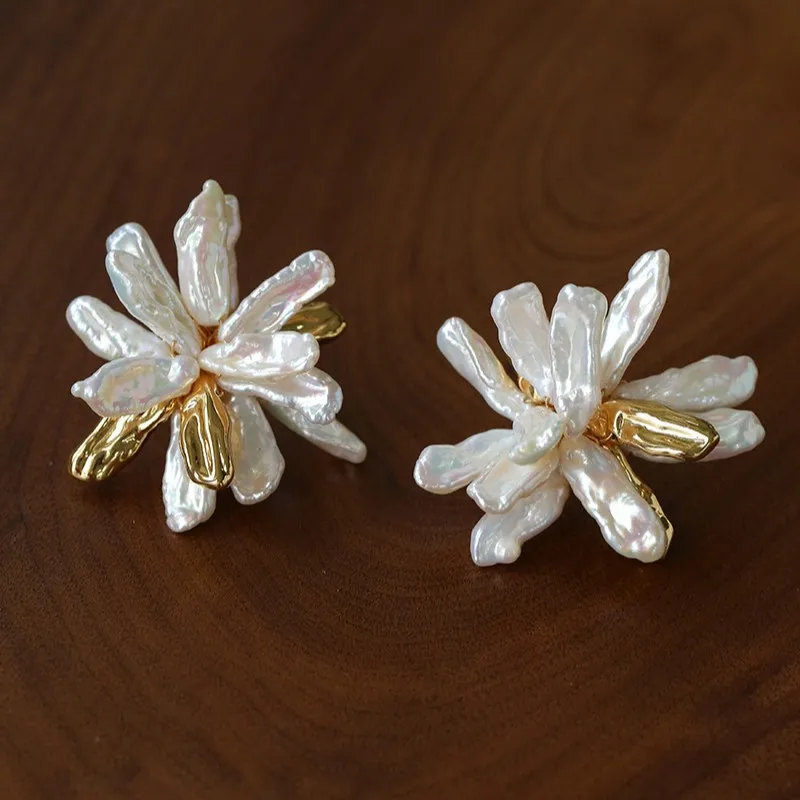 custom make freshwater pearls earrings
