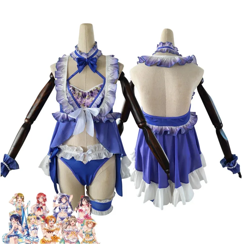 

2025 yiyi2025yiyiLove Live Days Μ's Honoka Kousaka Rin Hoshizora Nozomi Tojo Kotori Minami EliAyase Cosplay Costume Swimsuit Wom