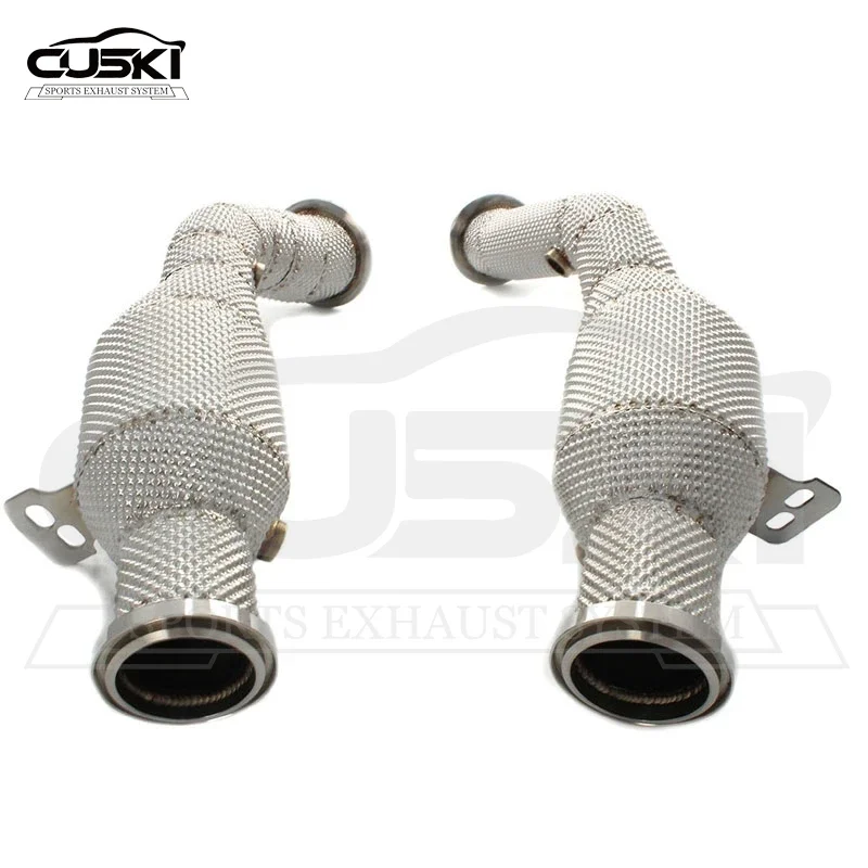 High quality Modificatio for Mercedes-Benz C43 W205 AMG Heat Insulation 2018-2020 3.0T Three-Way Catalyst Exhaust System