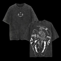 Nueva llegada de Ropa lavada para Hombre, camisetas gráficas, camiseta para Hombre, Ropa para Hombre, Ropa de Anime Jujutsu Kaisen Ryomen Sukuna