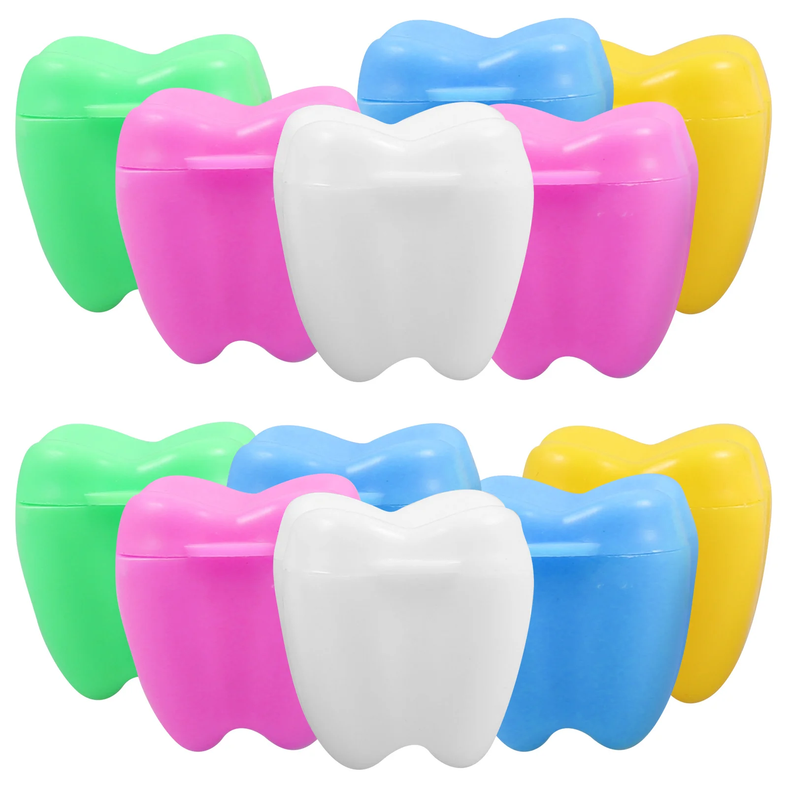 

12pcs Baby Teeth Storage Box Lost Container For Boys Girls Small Lightweight Case Childhood Memory Gift Tooth Fairy Box Baby