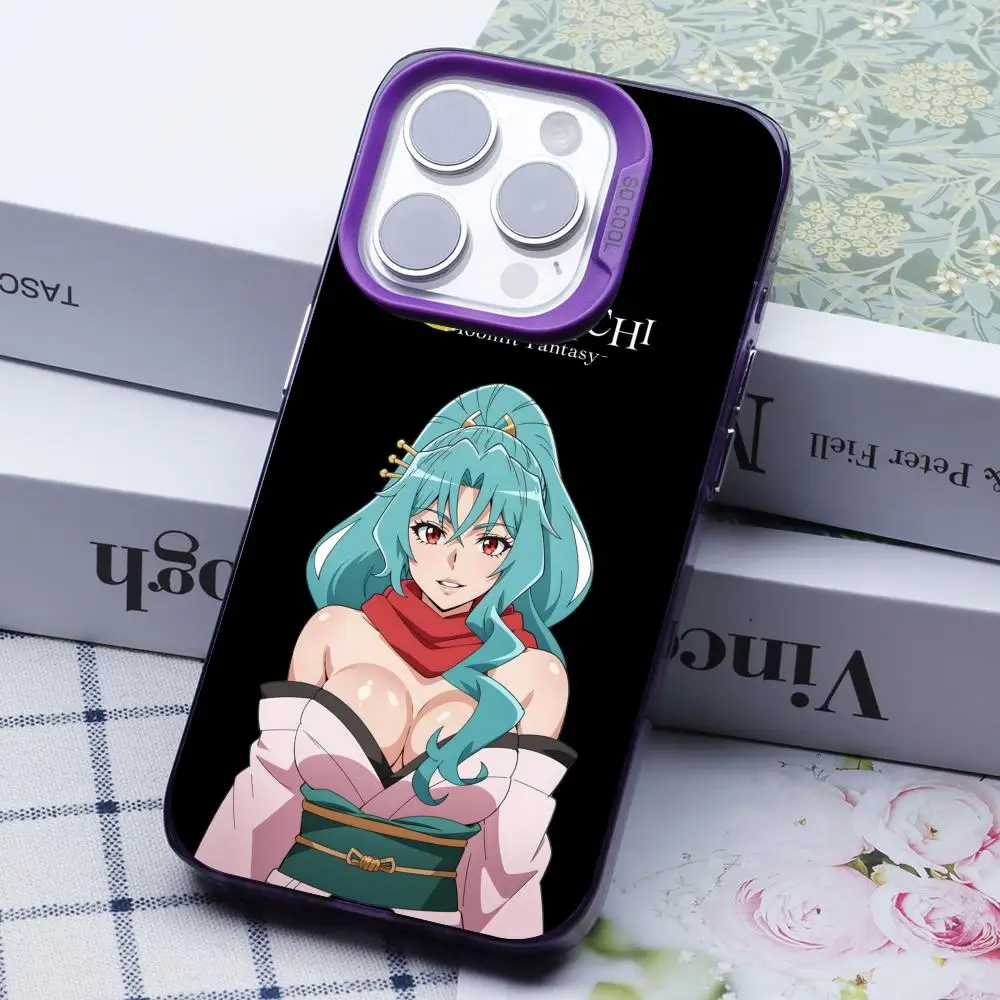 츠키미치 토모에 아이폰 17 16 15 14 13 12 11 X XR XS 8 7 에어 프로 맥스 플러스 퍼플 반투명 케이스