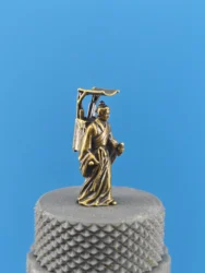 Brass Bonsai Landscape Decoration, To Catch the Study of Ancient Characters, Water and Land Tank, Moss, Bonsai, Rockery