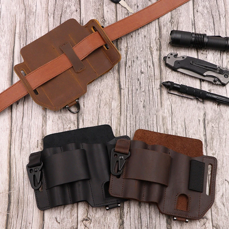 Tactical Tool Holster Outdoor Tool Bag Waist Bag Sports Belt Bag Knife Cover Flashlight Cover