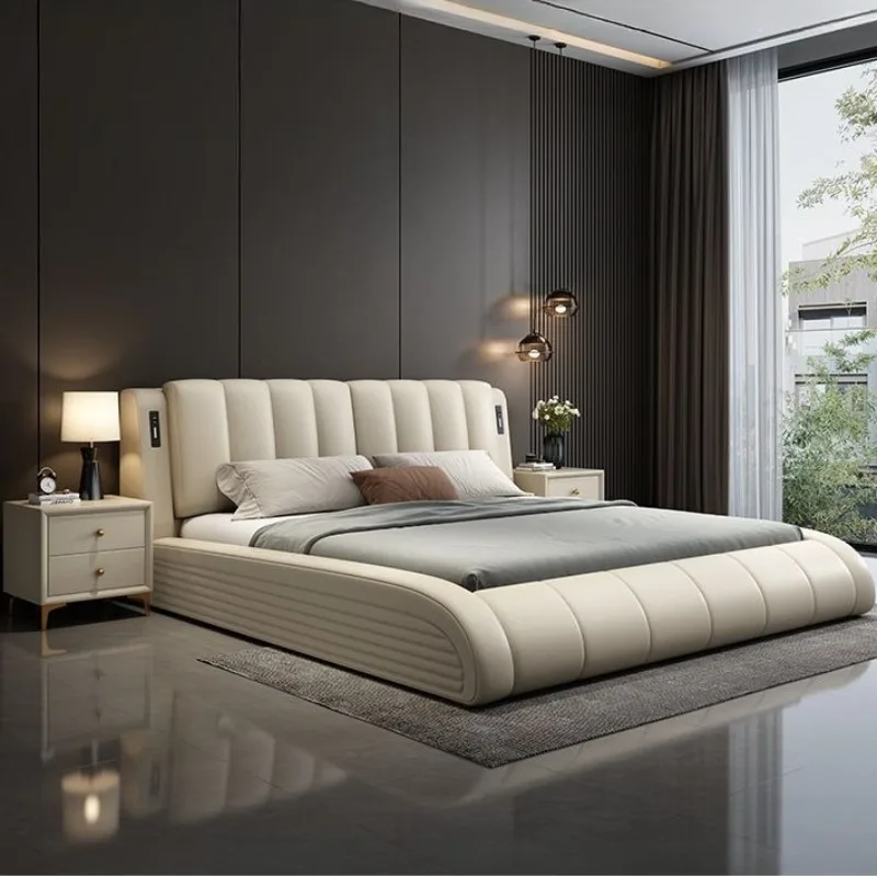 

Nightstands Bedsroom Beds Storage Headboard Luxury King Beds Modern Unique Muebles Para Dormitorio Furniture Accessories