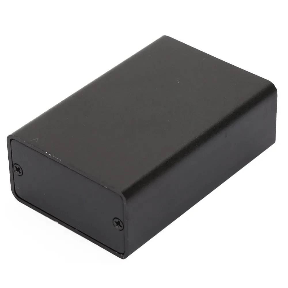 23x44x65mm Aluminum Enclosure Black Anodized, PCB Instrument Case Electronics Project