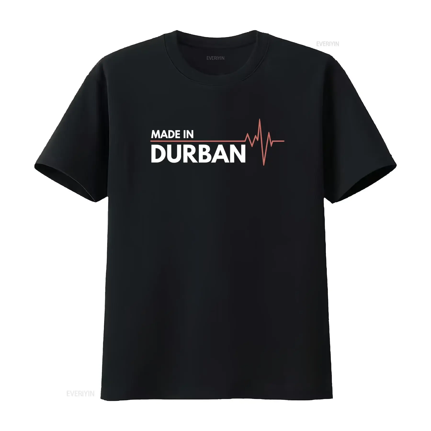 Made In Durban South Africa Place Of Birth T Shirt Unique Design High Quality Fabric vintage Washed Soft Unisex Stretched