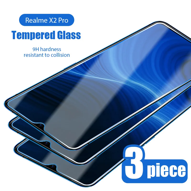 

3pcs Full Protective Glass For Realme 8 7 6 5 Pro 5S 6S 7 Asia Tempered Screen Protector For real me 5i 6i 7i Global Glass Film