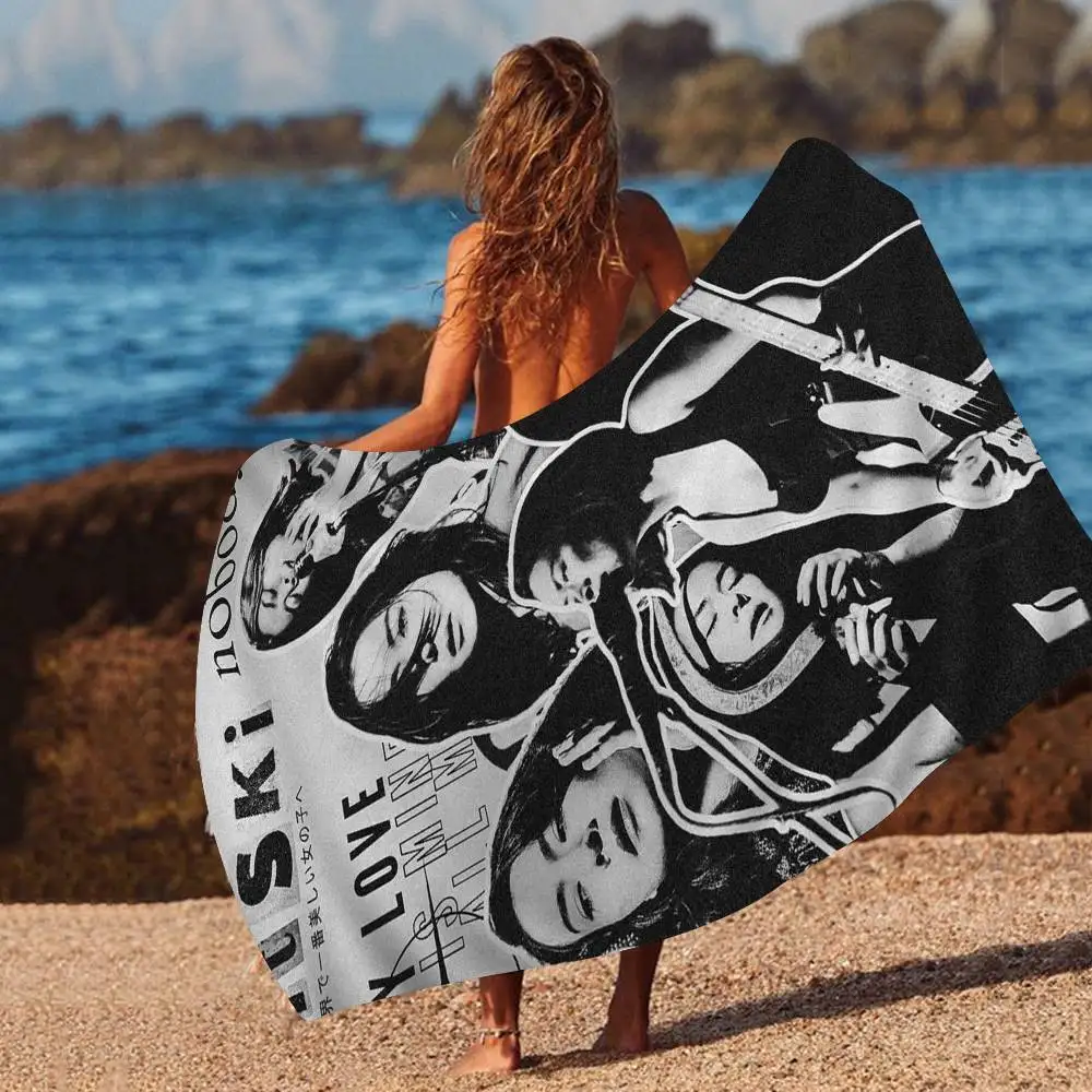 Singer M-Mitski Microfiber Beach Towel Absorbent Quick Dry Soft Yoga Swimming Resort Mountain Climbing Towel