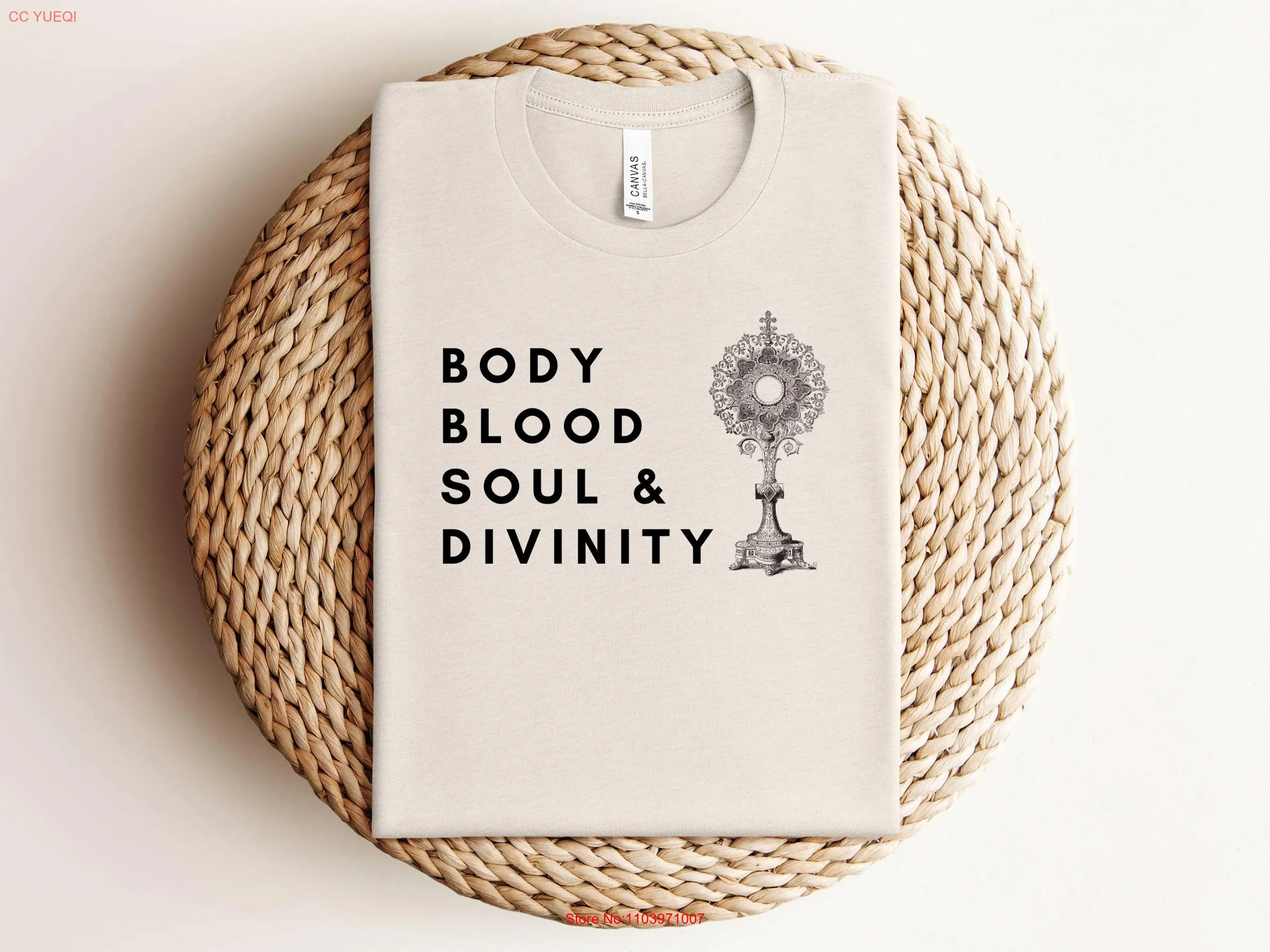 Католическая футболка Евхаристия Святое причастие Христианское тело Кровь души и гадание с длинными или короткими рукавами