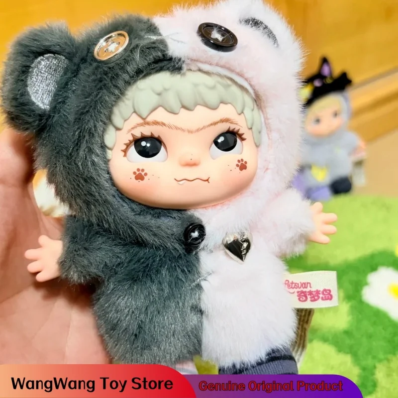 

HOT Genuine WAKUKU's Handmade World Series Vinly Face Trendy Blind Box Toy Keychain Bag Pendant Charm Mystery Box Birthday Gifts