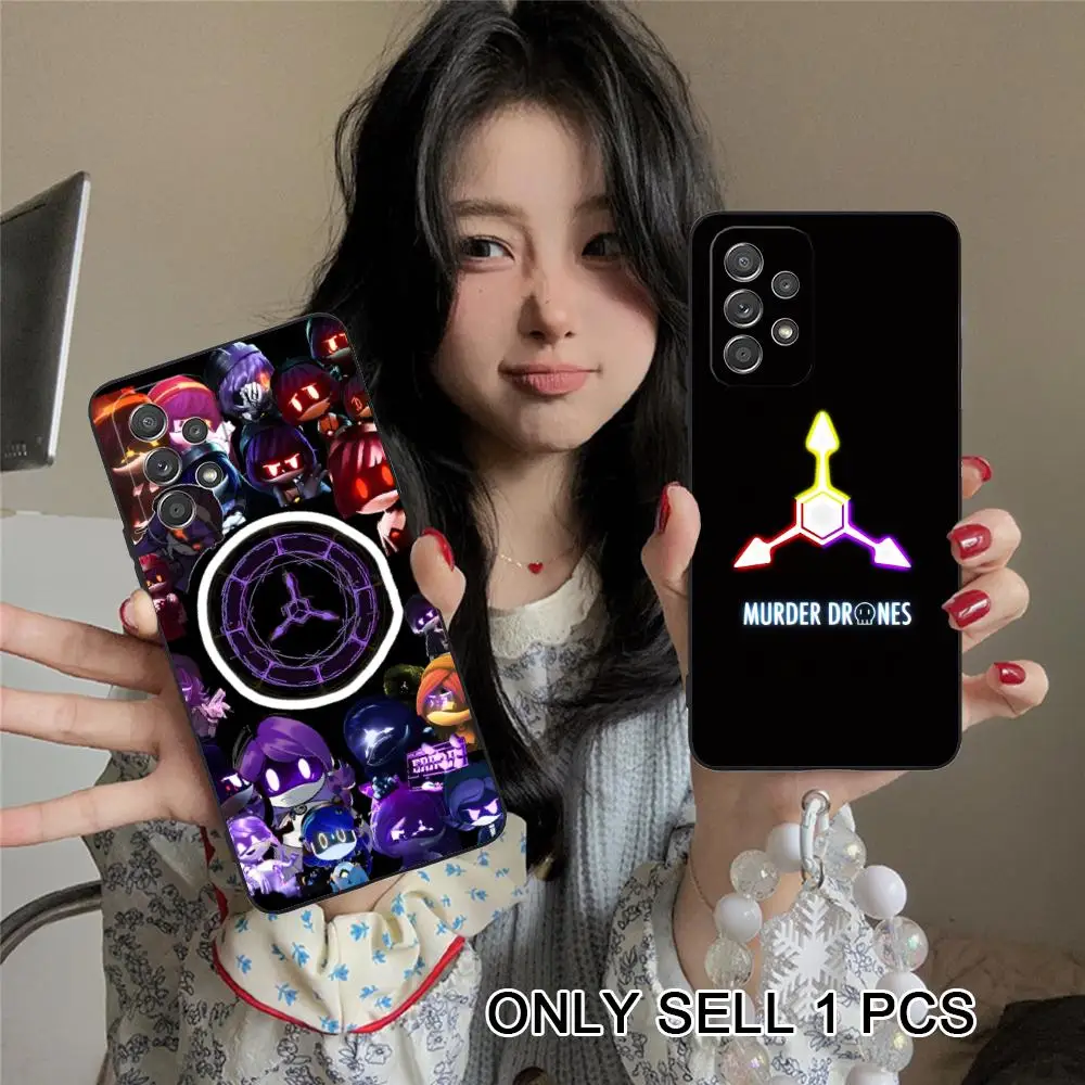 Murder Drones Phone Case for Samsung Galaxy A57 56 55 54 53 52 51 37 36 35 34 33 32 31 5G Soft TPU Shockproof Cover
