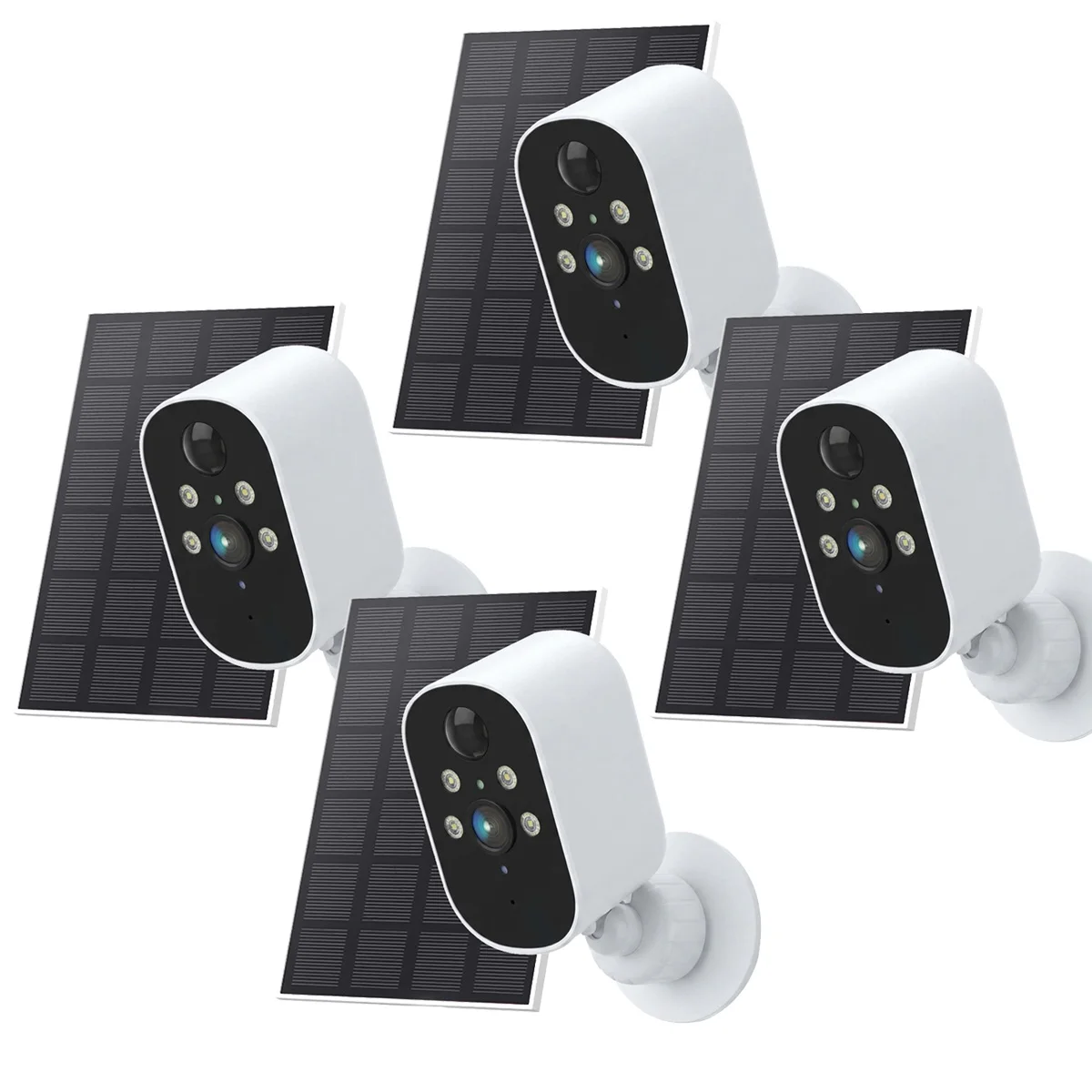 

XVIM HD Solar Security Camera 2/4MP Outdoor Wireless 2.4G WIFI Camera Battery Camera Floodlight Color Night Vision Monitor CCTV