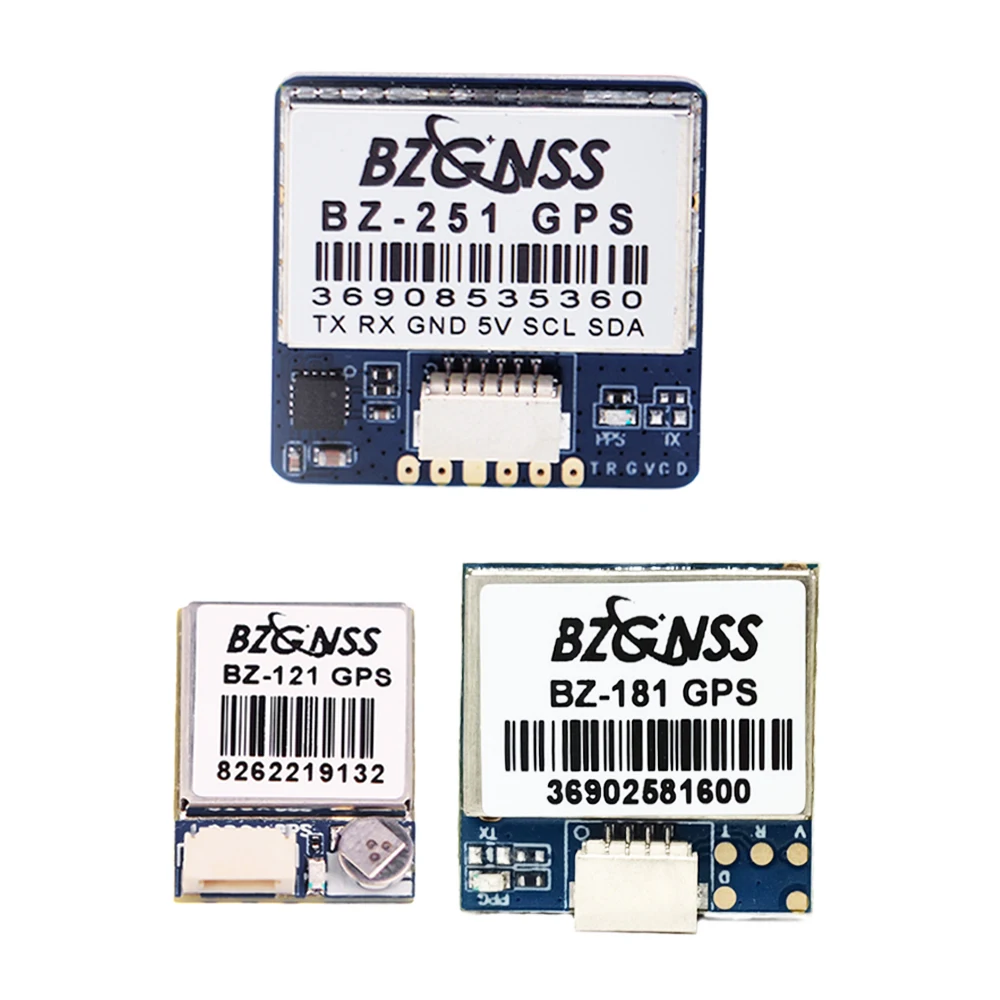 BZGNSS BZ-251 BZ-181 BZ-121 GPS boîte noire localisateur anti-perte modèle drone FPV adopte la plate-forme de génération U-Blox M10 UBX-M100