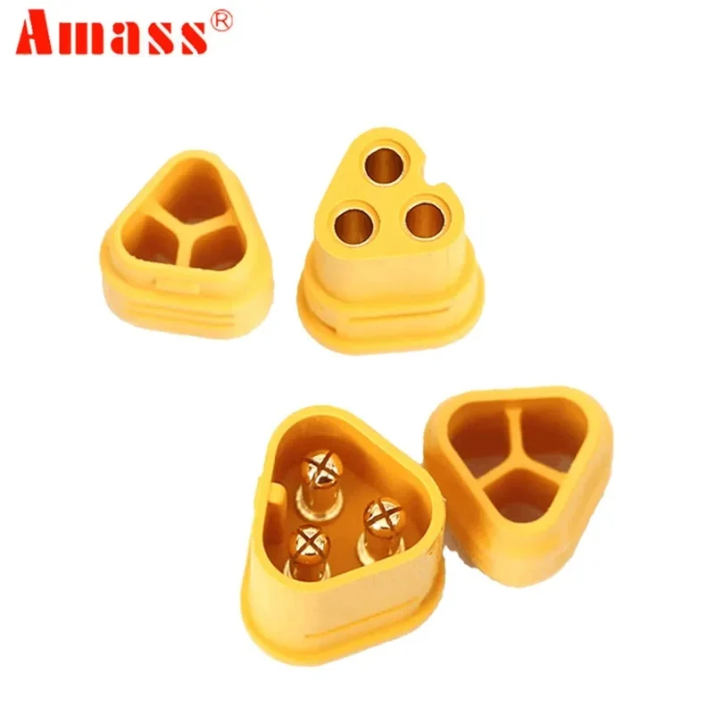 10pcs 20pcs AMASS MT30 Plug Connector 2mm 3-pin Connector Motor Bullet Plug for RC ESC Lipo Battery Brushless DC
