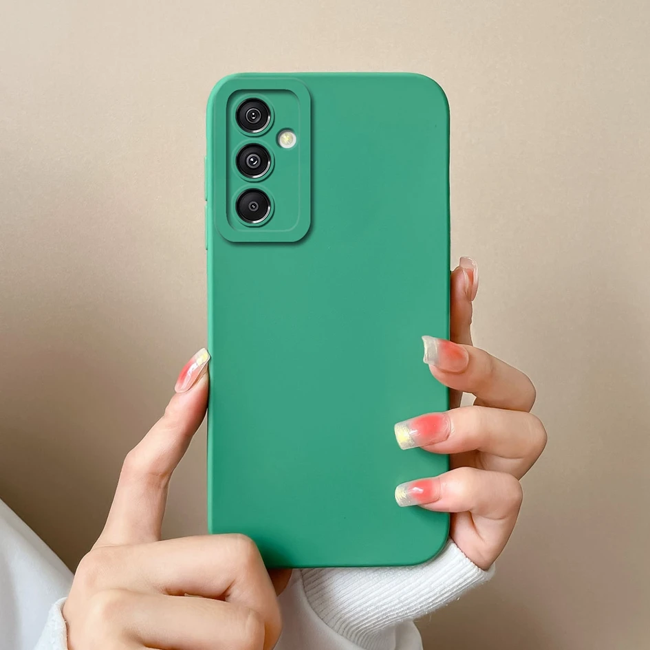 For Samsung Galaxy M34 M54 5G Phone Case Cover Liquid Soft Silicone Super Shockproof Matte Couple Cases For Samsung M 34 Fundas