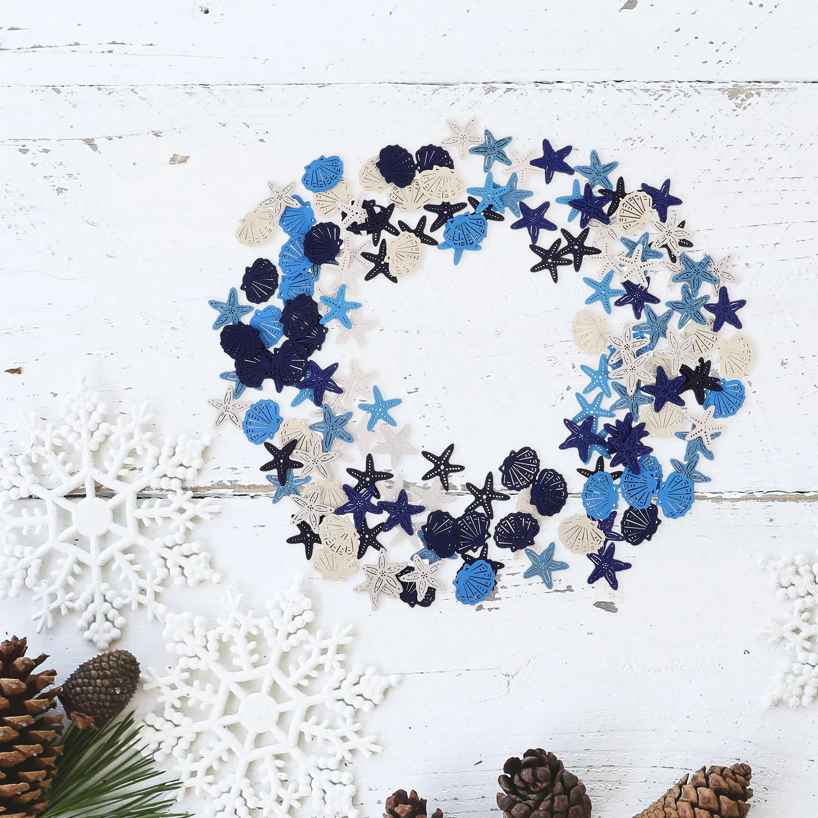 

150 Pcs Seashells Mediterranean Style Hanging Ornaments Ocean Wall Decor Decorate Beach Artwork for Walls Decoration Mini