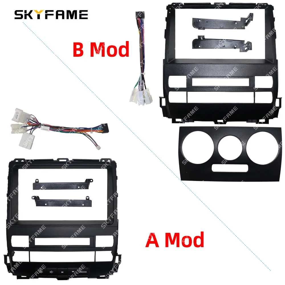 SKYFAME, автомобильная рамка, адаптер для Android, аксессуары для панели для Toyota Prado Land Cruiser 120 Lc120