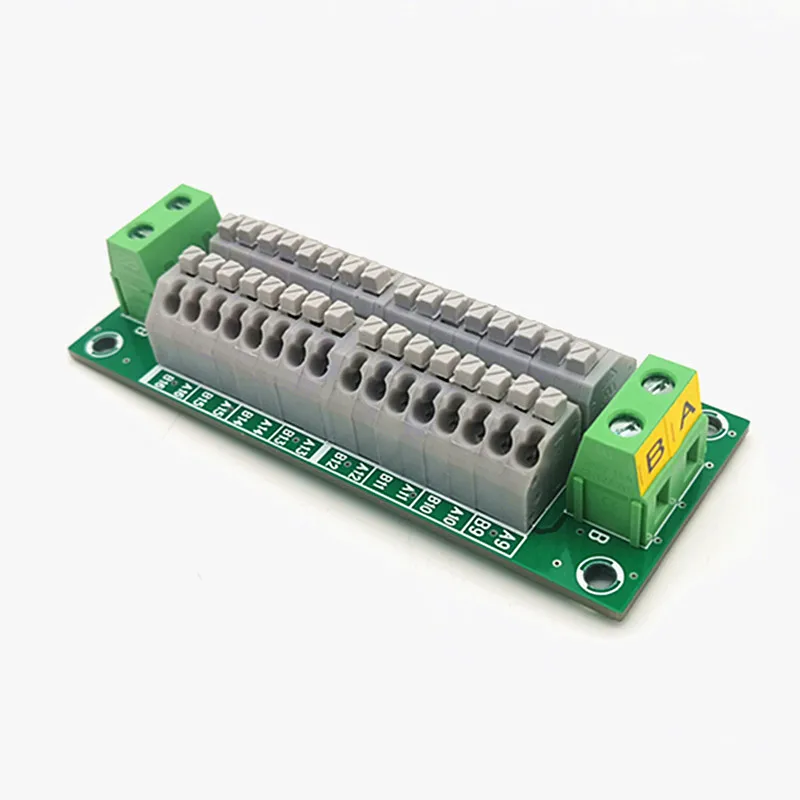 2x16 Position Spring Terminal Module 16Amp 48V  DistributionPower Breakout Board Connector