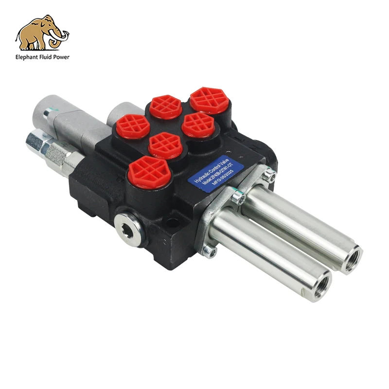 

2P40B-QTW1 Manual Control Two Spools Monoblock Hydraulic Distributor P40-2 Control Valve for Agricultural Machinery