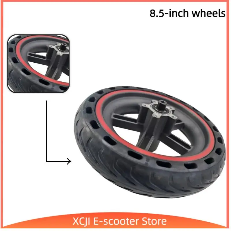

8,5-дюймовая цельнолитая задняя шина с колесным диском для электросамоката Xiaomi M365, 8,5x2,0, бескамерная, амортизирующая, запчасти для колес