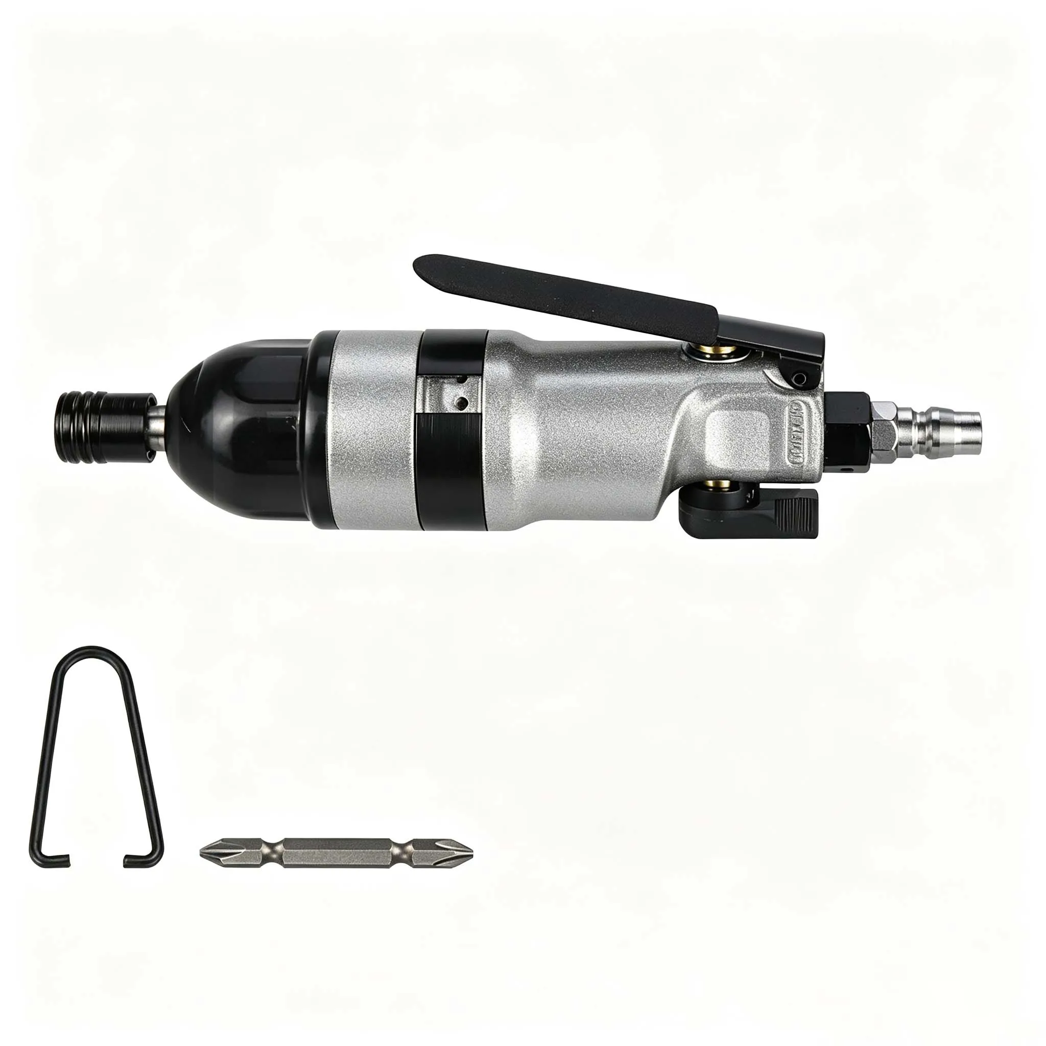 Pneumatic Screwdriver 165NM Torque 9000RPM Tool With 14 Hex Bits 6.35mm For One-touch Reverse For Auto Repair Pneumatic