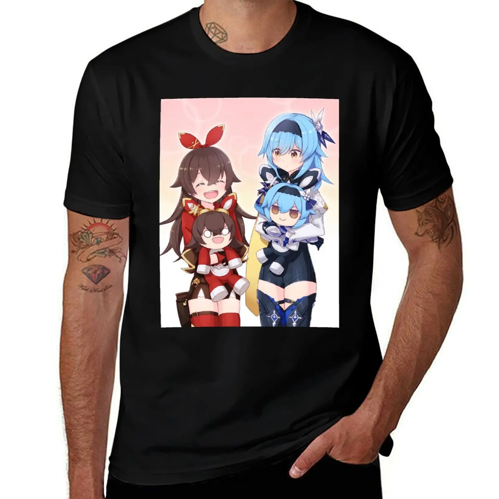 Eula and amber T-Shirt Minimal Art Print T-Shirt