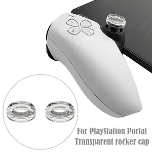 PlayStation 용 1Pair Rocker Cap Portal Liquid Silicone 투명 게임 컨트롤러 커버 스틱 엄지 그립 로커 캡 PS5 10 최고의 판매 액세서리 PS5 -№7